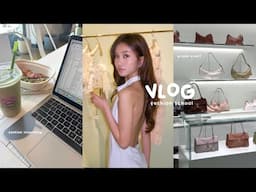 UNI VLOG 💻 week in a life as a fashion intern, school outfit inspo, balancing relationships