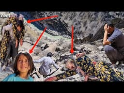 Throwing the nomad woman from the cliff, and the family's concern for her😰🗻