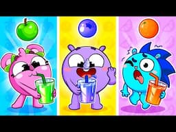 Yummy Rainbow Juice 🌈 Choice Your Favorite Color | Kids Songs 🐱🐨🐰🦁And Nursery Rhymes