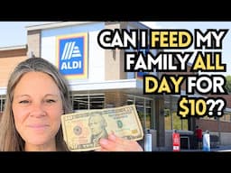 HOW to FEED a FAMILY for ONLY $10 A DAY! 1 Day's Meal Plan & Grocery Haul!