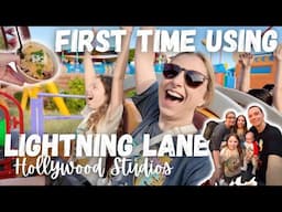 DISNEY WORLD VLOG! ✨ FIRST EXPERIENCE OF LIGHTNING LANE ⚡️ hollywood studios + animal kingdom lodge!