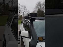 Prepping the truck in the rain. #cantstopwontstop #overland @TheKuatRacks