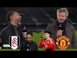 Fulham vs Manchester United 0-1 Ruben Amorim Martinez Crazy Reaction💥 Edwin van der Sar & Rio Review