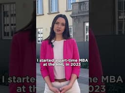 HHL Study Experience Series 1: Part-Time MBA Student Anne Introduces Herself #mba #studyingermany