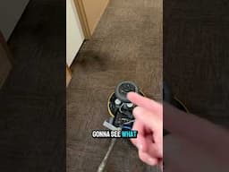 Black Carpet One Handed Clean!!  #carpetcleaning #cleaningmotivation