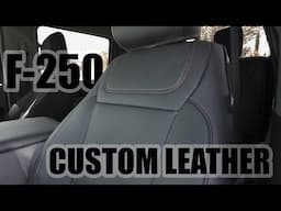F-250 Leather Seats Upgrade. EASY INSTALL! Kustom Interior