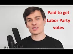 Labor Party puppet Jordan Shanks paid by the ACTU to get more votes for Labor