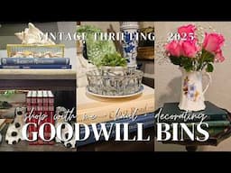 GOODWILL BINS THRIFTING 2025 - Thrift with Me: Unique Vintage Home Décor Finds!