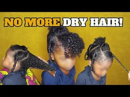 How I keep my toddlers hair moisturised ALL WEEK (NO MORE DRYNESS)!