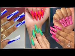 Double French Ombré Compilation | New French Tip Acrylic Nail Art 2022