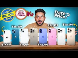 Big Billion Days & Amazon Sale iPhone Prices LEAKED! | iPhone 13, 14, 15, 16 Deals!