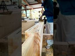 【雇いホゾ車知栓】#大工 #日本建築 #継手 #木組み #carpenter #woodworking #japanesearchitecture