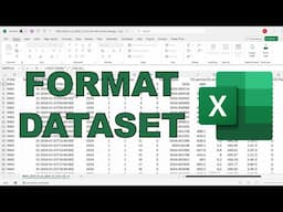 Reformatting my dataset in excel (for the ICOS Portal)