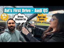 Avi Driving New Car For The First Time | Indian Youtuber In England | Indians In UK