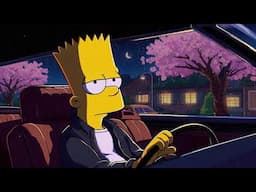 Drive in a Rainy Night 🚘 Chill Beats | Lofi Hip Hop [Stress Relief / Relaxing Music / Rainy Lofi]