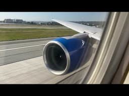Boeing 777 Full Power Takeoff w/ Heavy Groan! N219UA - APR 28 2025