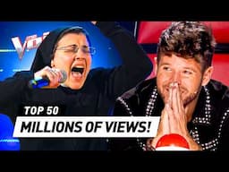 MOST VIEWED Blind Auditions by Female Singers Ever on The Voice!