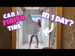 Can I finish the Hall in ONE DAY?? (a DIY renovation marathon)