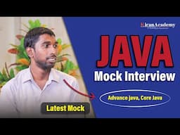 Mock Interview with Rohan | Java Question | Advance Java, Core Java | Projects Explained
