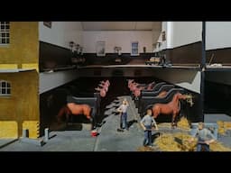 Excellent Cavalry Barracks Model Display at Aldershot Military Museum