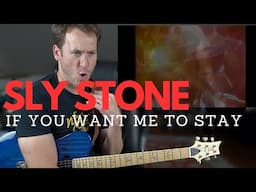 Guitar Teacher REACTS: SLY & THE FAMILY STONE - If You Want Me To Stay (Live)
