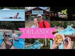 BLIZZARD BEACH VLOG | Waterpark & Olive Garden | Orlando Day 6