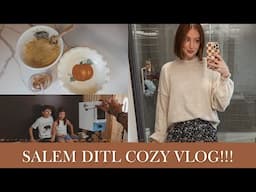 Salem MA DITL the store and cozy at home vlog