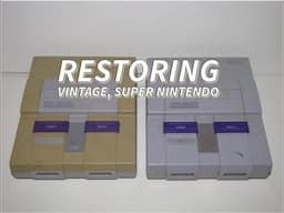 Restoring a Discolored Super Nintendo to its Former Glory ...