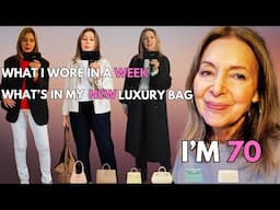 WHAT I WORE IN A WEEK APRIL 2025 AND WHAT'S IN MY NEW BAG | VLOG OVER 50