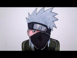 How To Draw Kakashi Hatake Step By Step