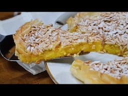 Tarte de Amêndoa Crocante com Massa Filo – Fácil e Irresistível!