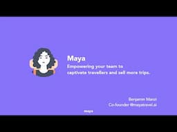 Maya | Innovation: Launch at #Phocuswright Europe 2025