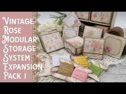 Modular Storage Papercraft Kit Expansion Pack 1 - Tutorial