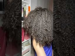 It’s been a while since I’ve defined my curls #definedcurls #curlyhair #unbrush #shorts #3c4ahair