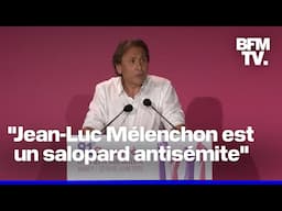 Jérôme Guedj qualifie de "salopard antisémite" Jean-Luc Mélenchon