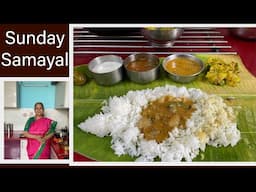 Sunday Samayal I Traditional South Indian Veg Lunch Combo