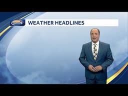 Video: Some shower chances ahead as weather warms