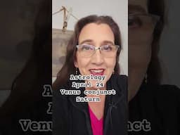 Astrology April 24 Venus conjunct Saturn Love Finances Values