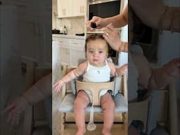 Let’s do my 6 month olds hair 😍 #hair #baby #hairstyle #piggies #babyhair