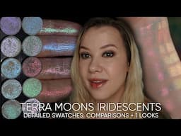 Terra Moons City of Stars Iridescent Eyeshadows | Detailed swatches, comparisons & 1 look