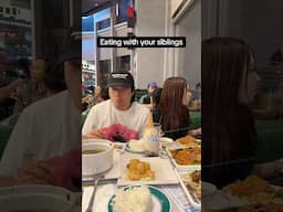 Eating with your siblings #wusworld