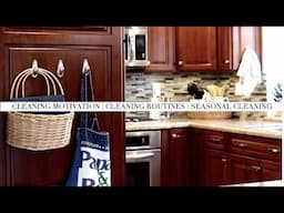 CLEANING MOTIVATION | SPRING CLEANING KITCHEN + EVERYDAY HOMEMAKING