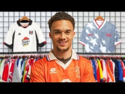 Antonee Robinson Goes Shopping For VINTAGE Football Shirts