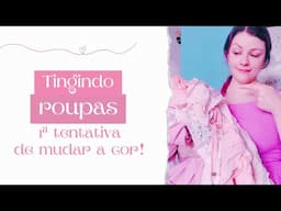Tingindo roupas pela 1ª vez [Mari Santarem]