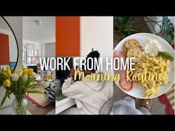 Work From Home Morning Routine | How I Stay Productive, What I Do for Work & More