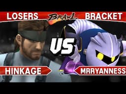 Smash Brawl - Hinkage (Snake) vs MrRyanNess (MK) - Sweet Spot 9 Crimson Losers Bracket