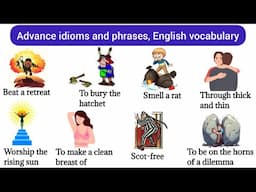 Idioms & phrases | Advance English phrases | daily use english vocabulary