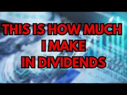 This Is How Much I Make in Dividends - Brokerage Reveal