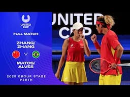 Zhang/Zhang v Matos/Alves Full Match | United Cup 2025 Group E
