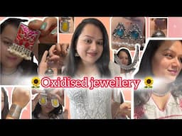 Trendy Holi Special Oxidised jewellery haul from #amazon 🎀💎👑🎀♥️#festivecollection#amazonfashion